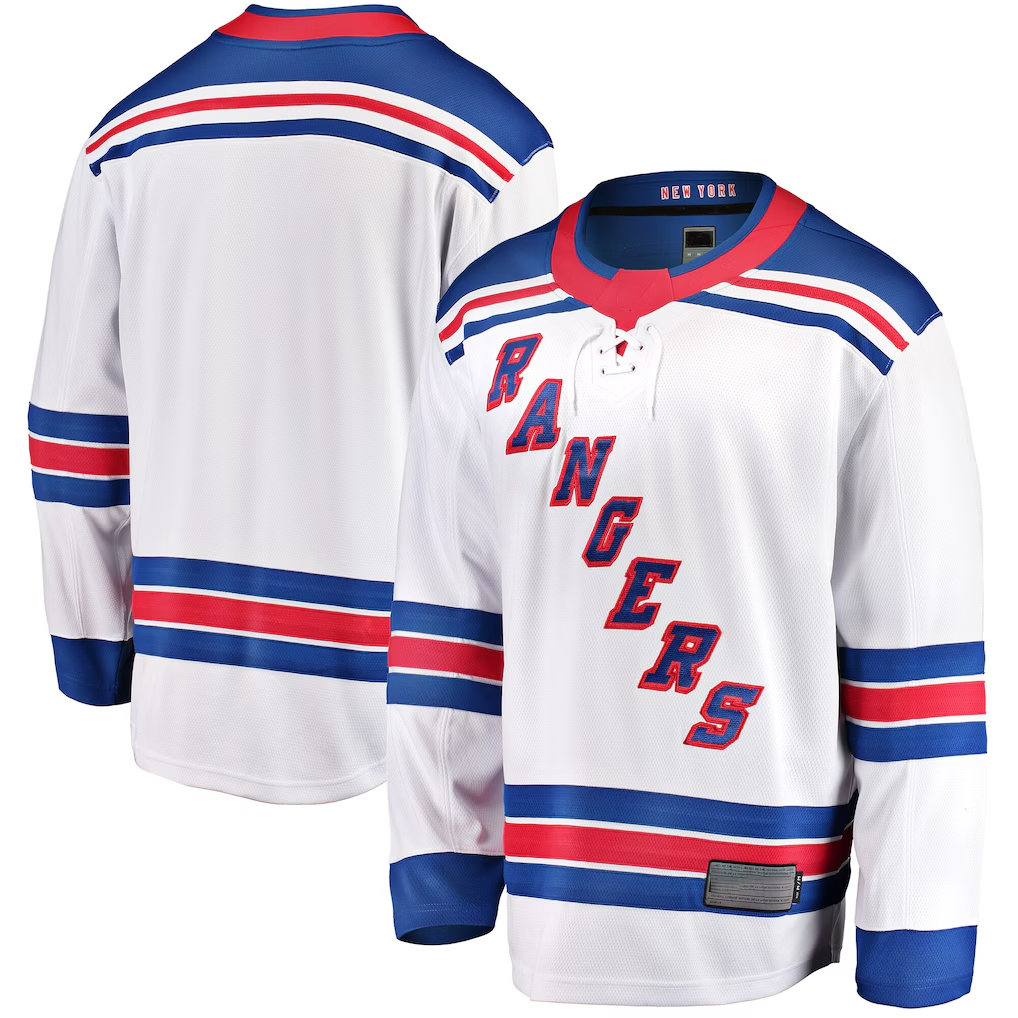 Friene NY.Rangers White Breakaway Jerseys