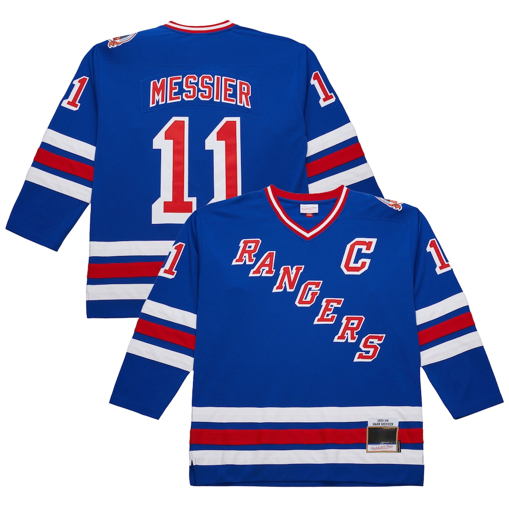 Friene NY.Rangers #11 Mark Messier Royal 1993-94 Power Play Jerseys