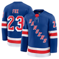 Friene NY.Rangers #23 Adam Fox Blue Home Premium Jerseys