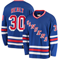 Friene NY.Rangers #30 Glenn Healy Blue Premier Breakaway Retired Player Jerseys