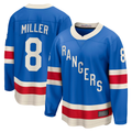 Friene NY.Rangers #8 J.T. Miller Blue Centennial Breakaway Jerseys