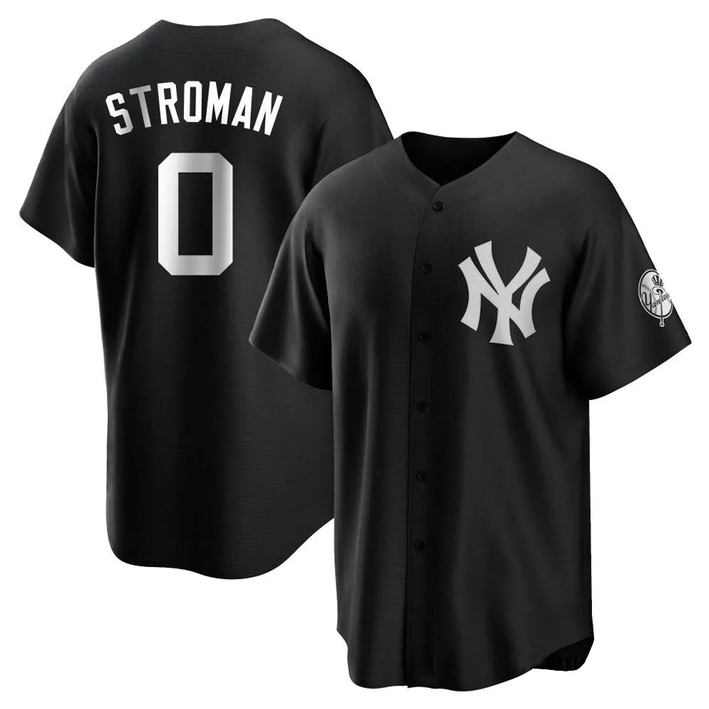 Friene  NY.Yankees #0 Marcus Stroman Player Black Game Stitched Jerseys