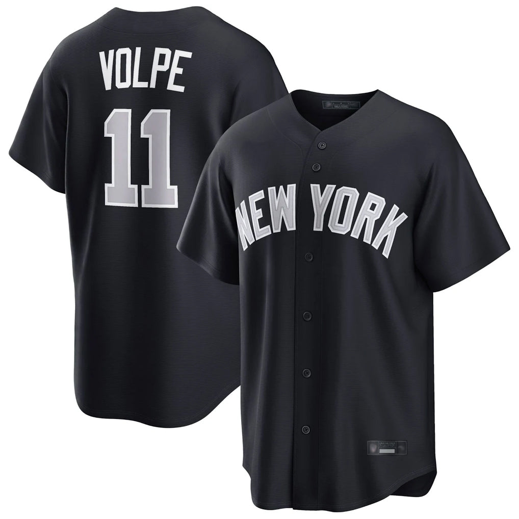 Friene  NY.Yankees #11 Anthony Volpe Player Navy Home Game Stitched Jerseys