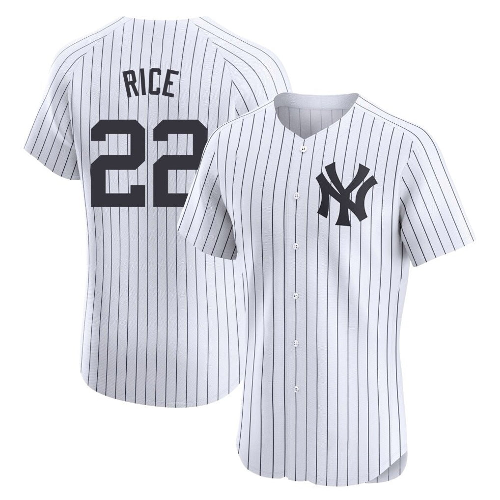 Friene NY.Yankees #22 Ben Rice Player White Limited Elite Home Stitched Jerseys