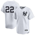 Friene NY.Yankees #22 Ben Rice Player White Limited Stitched Jerseys
