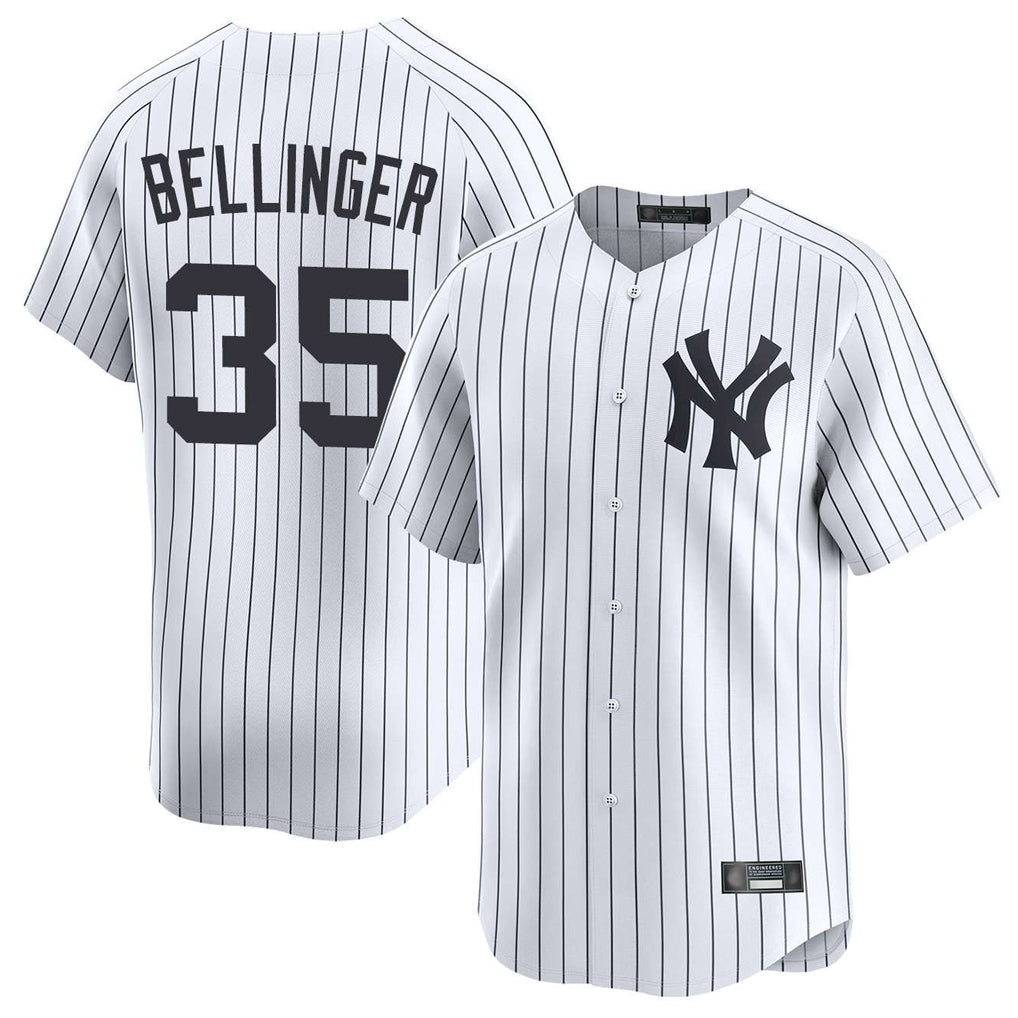 Friene NY.Yankees #35 Cody Bellinger Player White Limited Home Stitched Jerseys