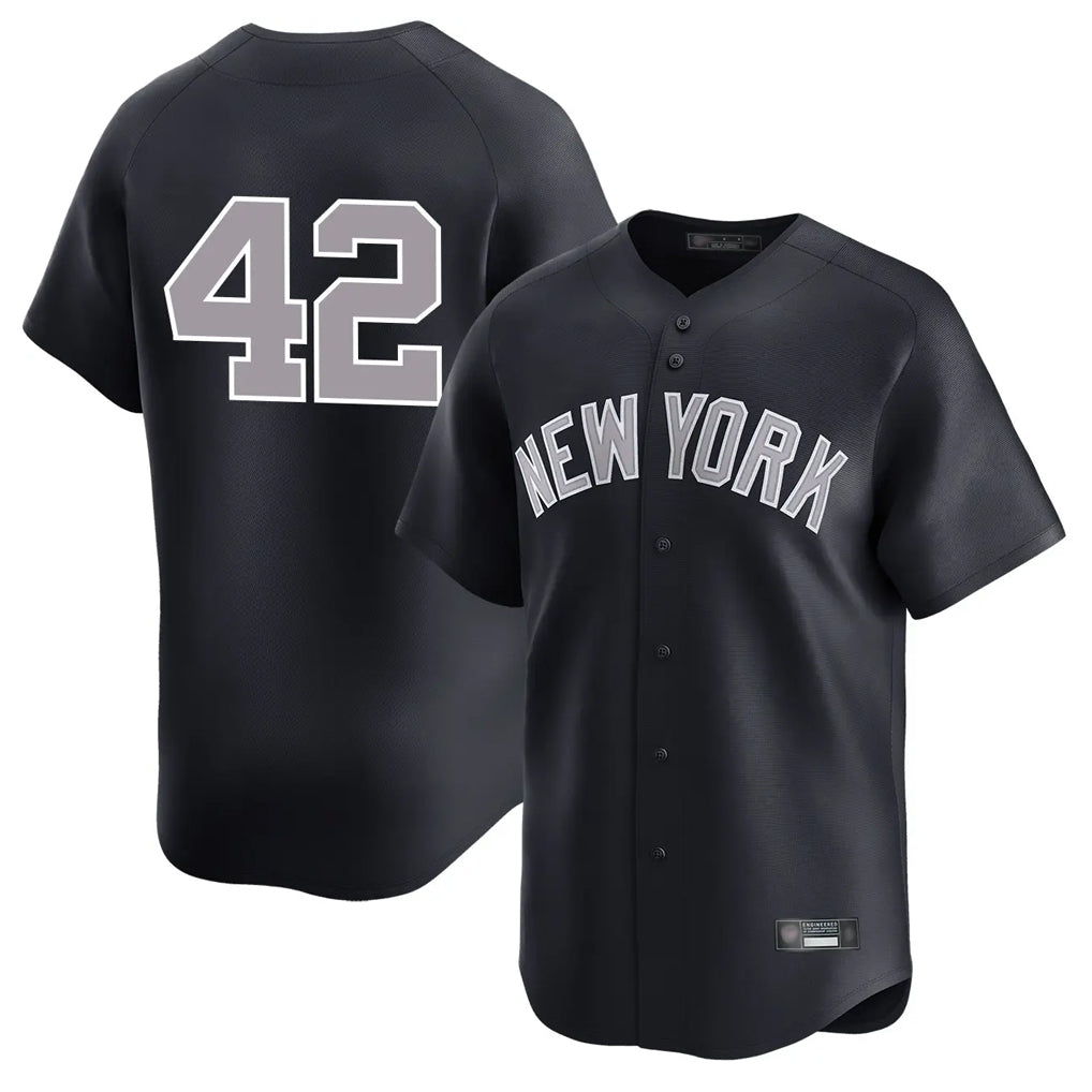 Friene NY.Yankees #42 Mariano Rivera Player Navy Limited Stitched Jerseys