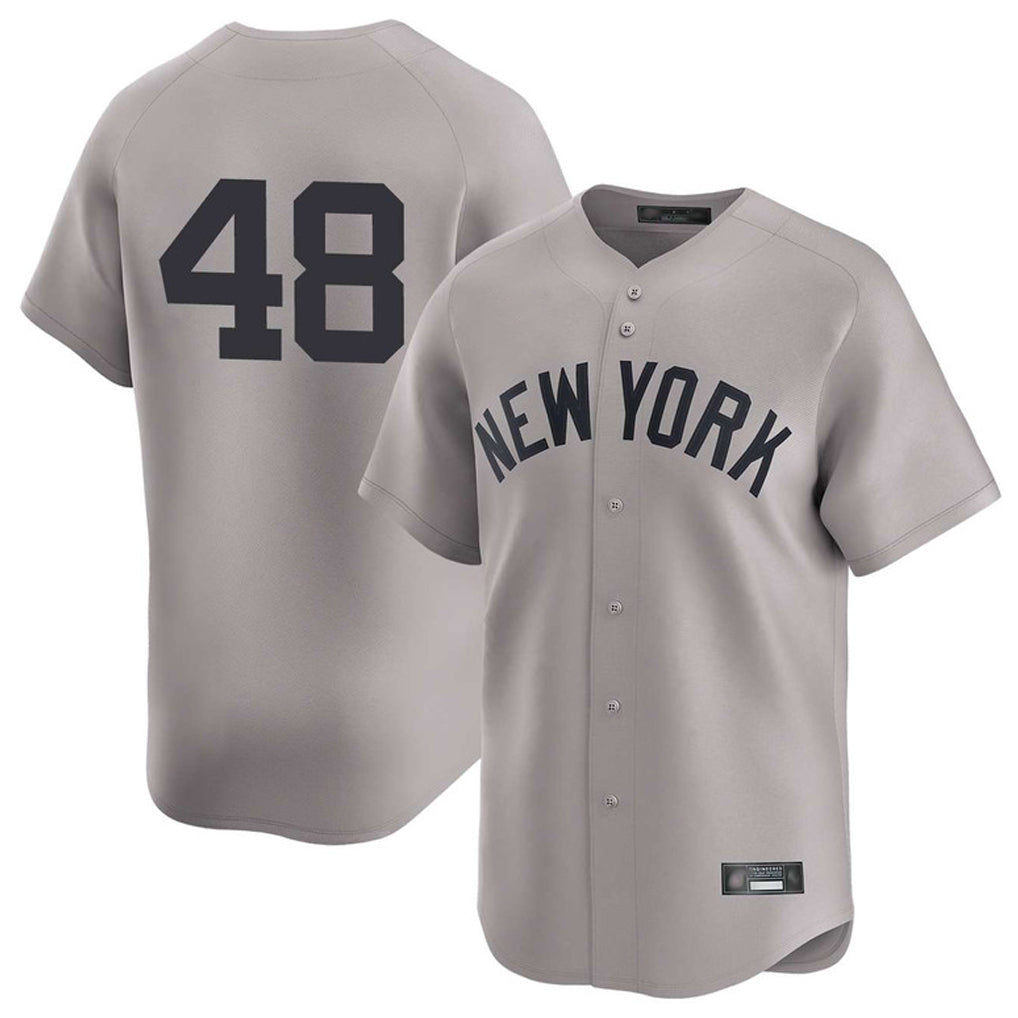 Friene NY.Yankees #48 Paul Goldschmidt Player Gray Limited Home Stitched Jerseys