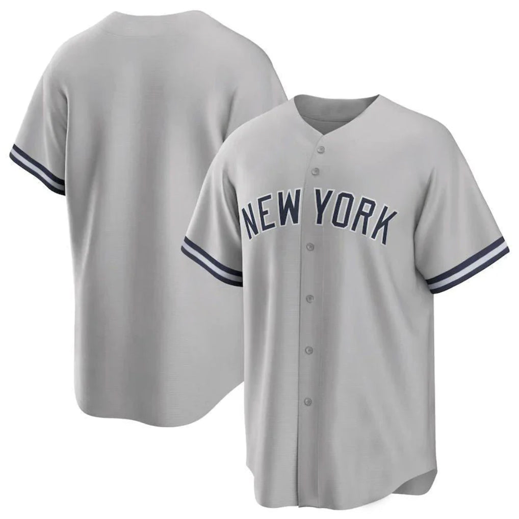 Friene NY.Yankees ## Yankees Blank Player Gray Road Game Stitched Jerseys