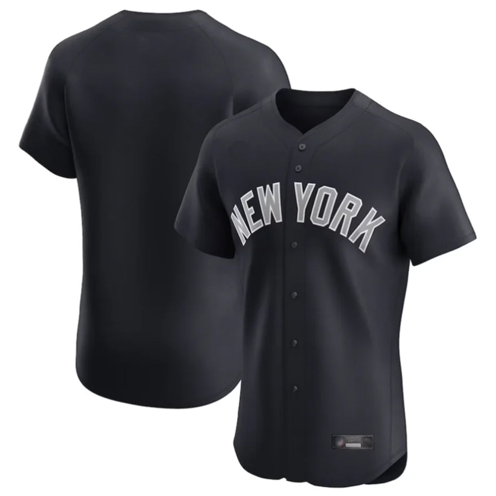 Friene NY.Yankees ## Yankees Blank Player Navy Home Replica Elite Stitched Jerseys