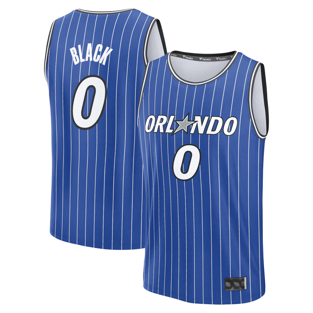 Friene O.Magic #0 Anthony Black Royal Fast Break Replica Jerseys - Icon Edition