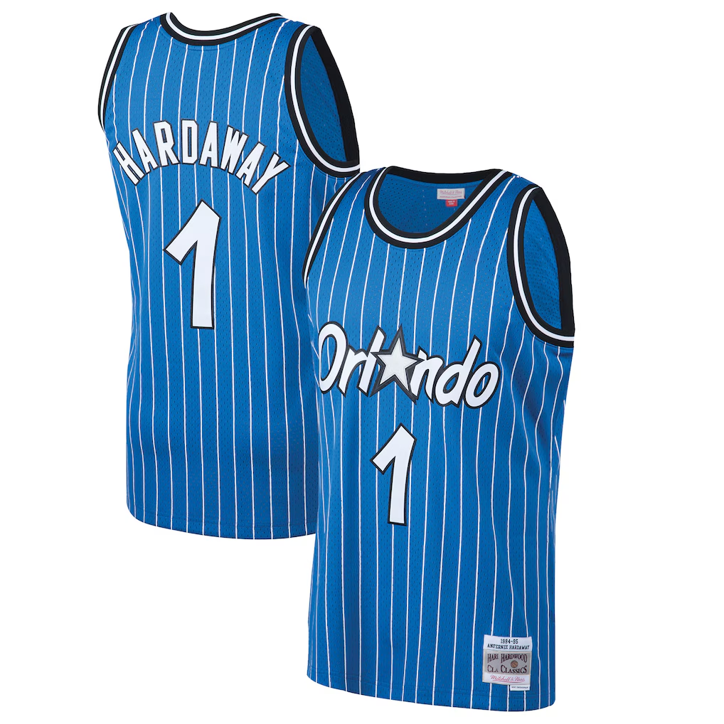 Friene O.Magic #1 Penny Hardaway Mitchell & Ness Blue 199495 Hardwood Classics Swingman Jerseys