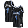Friene O.Magic #1 Tracy McGrady Mitchell & Ness Black Hardwood Classics Swingman Jerseys