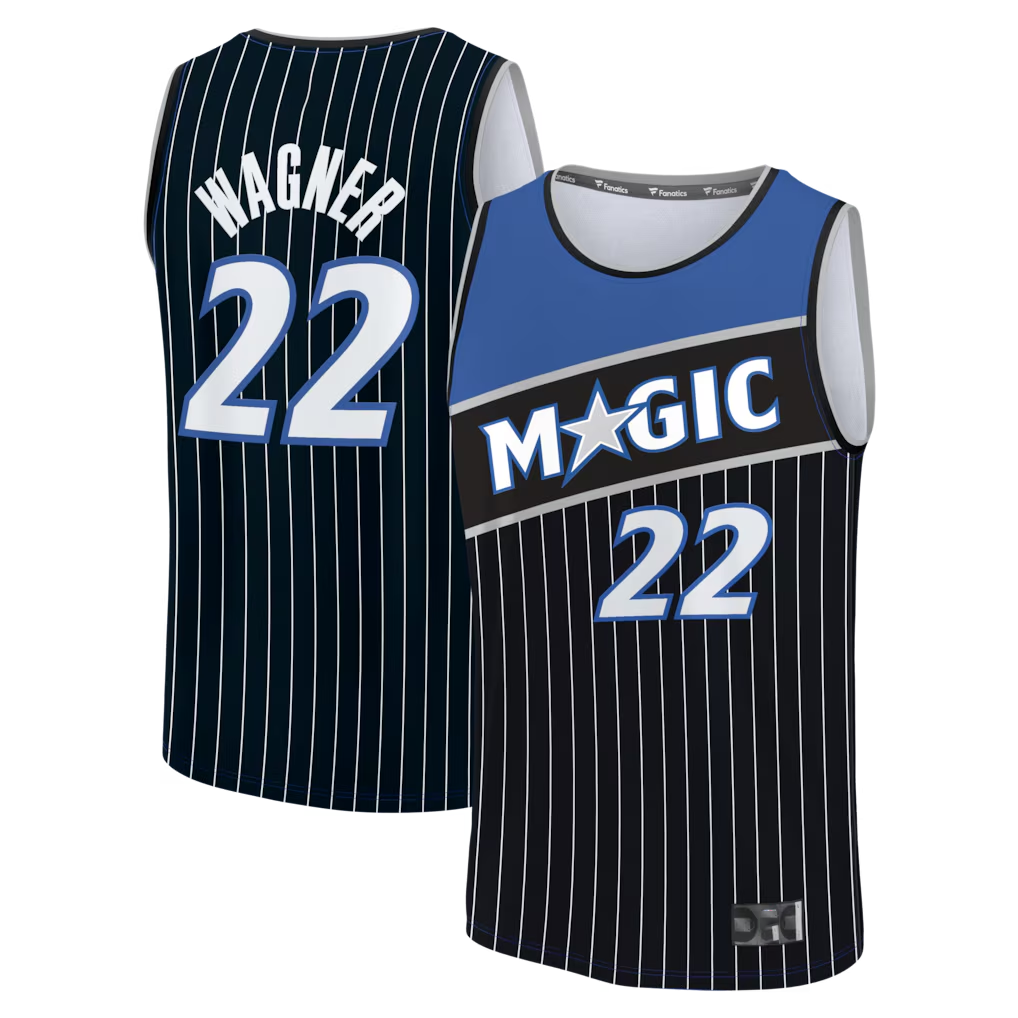Friene O.Magic #22 Franz Wagner  Black Fast Break Jerseys - Statement Edition