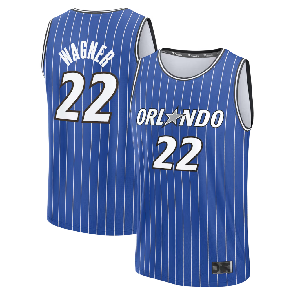 Friene O.Magic #22 Franz Wagner Blue Fast Break Replica Player Jerseys - Icon Edition