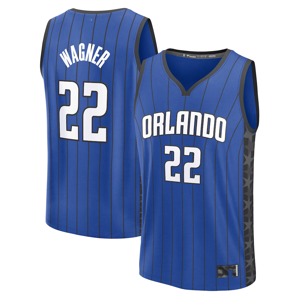 Friene O.Magic #22 Franz Wagner Blue Fast Break Replica Player Jerseys - Statement Edition