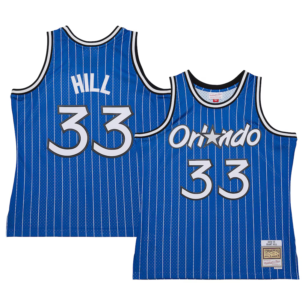 Friene O.Magic #33 Grant Hill Mitchell & Ness Blue 200405 Hardwood Classics Swingman Jerseys