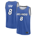 Friene O.Magic #8 Jamal Cain Blue Fast Break Jerseys - Icon Edition