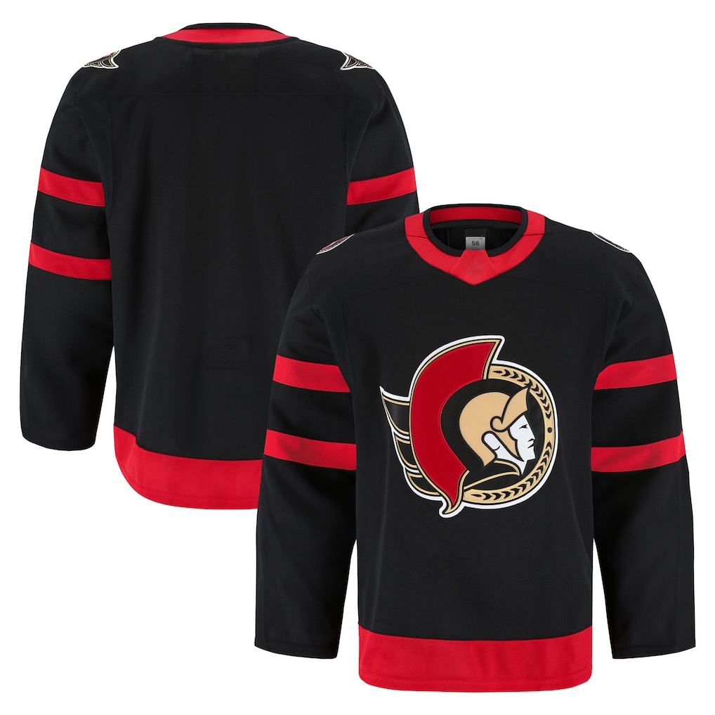Friene O.Senators Black Home Authentic Pro Jerseys