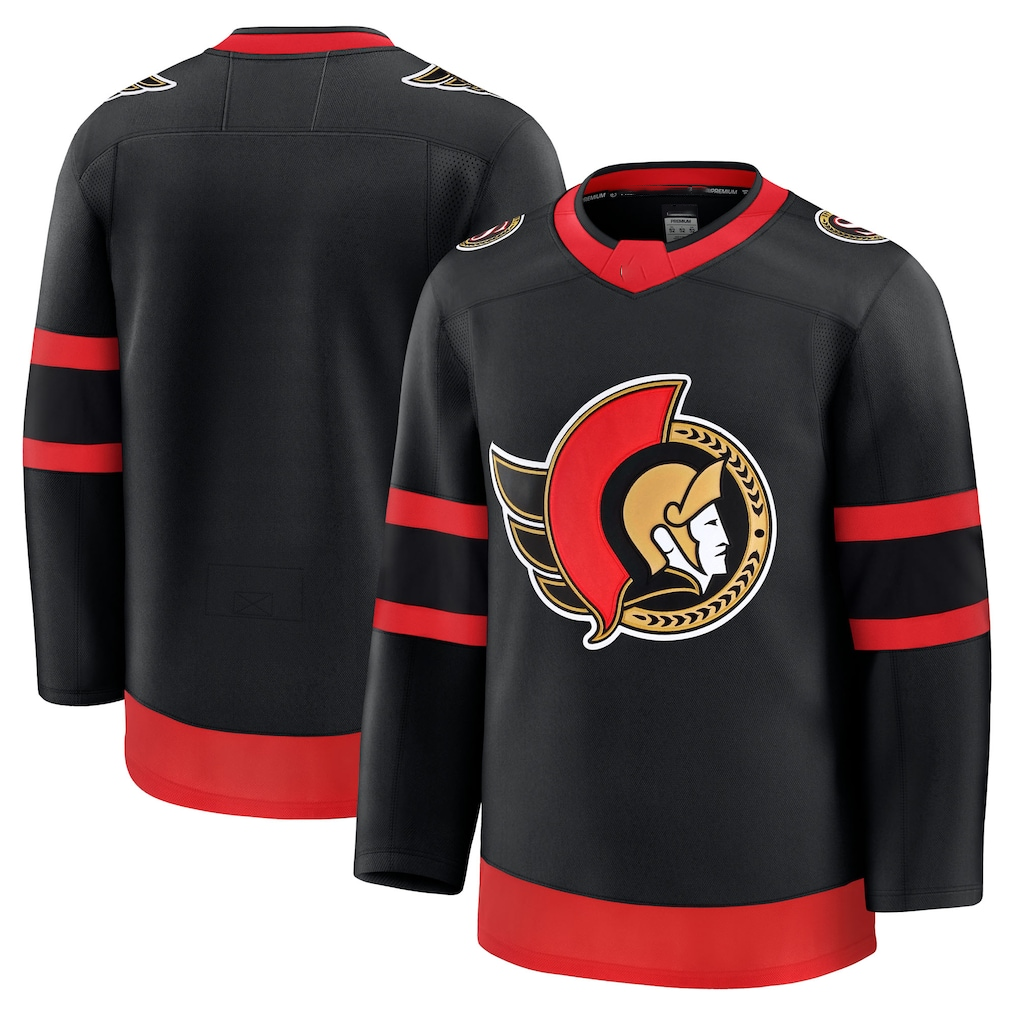 Friene O.Senators Black Home Premium Jerseys