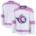 Friene O.Senators White 2024 Hockey Fights Cancer Practice Jerseys