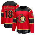 Friene O.Senators #18 Tim Stutzle Red Alternate Breakaway Jerseys