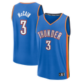 Friene OC.Thunder #3 Jared McCain Blue Fast Break Replica Stitched Jerseys - Icon Edition