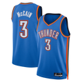 Friene OC.Thunder #3 Jared McCain Blue Swingman Stitched Jerseys- Icon Edition