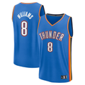Friene OC.Thunder #8 Jalen Williams Blue Fast Break Replica Player Stitched Jerseys - Icon Edition