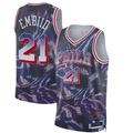 Friene P.76ers #21 Joel Embiid Navy 2025 Select Series Swingman Player Jerseys