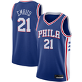 Friene P.76ers #21 Joel Embiid Royal 20192020 Swingman Jerseys - Icon Edition