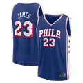 Friene P.76ers #23 LeBron James Royal Fast Break Stitched Jerseys- Icon Edition