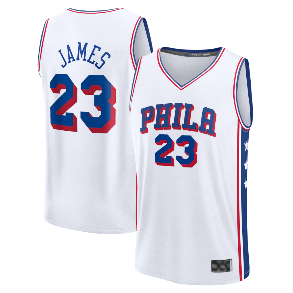 Friene P.76ers #23 LeBron James Royal Swingman Stitched Jerseys- Icon Edition