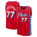 Friene P.76ers #77 VJ Edgecombe Red Fast Break Replica Player Jerseys - Statement Edition