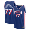 Friene P.76ers #77 VJ Edgecombe Royal Fast Break Jerseys - Icon Edition