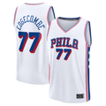 Friene P.76ers #77 VJ Edgecombe  White Fast Break Replica Player Jerseys - Association Edition
