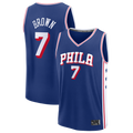 Friene P.76ers #7 Jaylen Brown Royal Fast Break Jerseys - Icon Edition