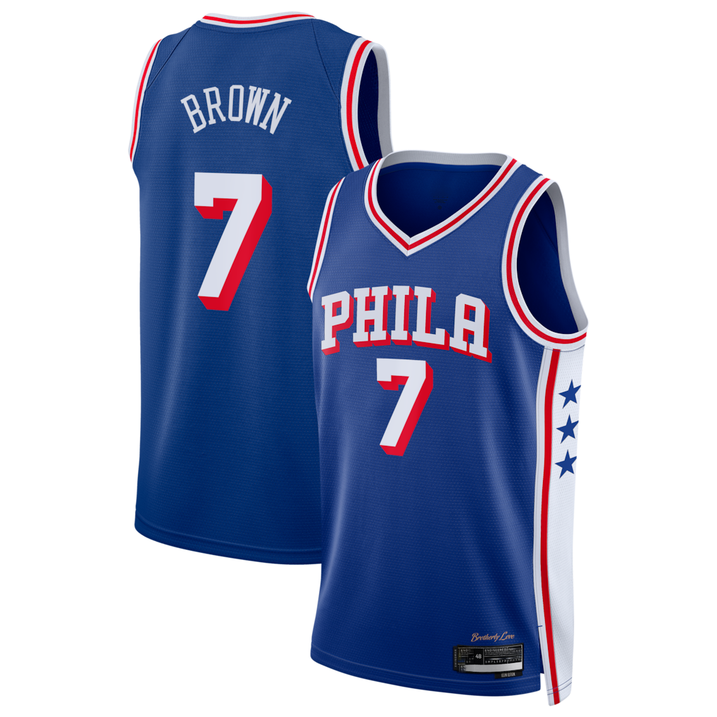 Friene P.76ers #7 Royal Swingman Jerseys - Icon Edition