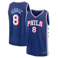 Friene P.76ers #8 Paul George Royal Fast Break Replica Player Jerseys - Icon Edition