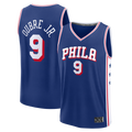 Friene P.76ers #9 Kelly Oubre Jr. Blue Fast Break Jerseys - Icon Edition