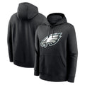 Friene P.Eagles Black LOGO Pullover Hoodies Home Game Stitched Jerseys