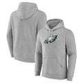 Friene P.Eagles Gray LOGO Pullover Hoodies Home Game Blank Player Stitched Jerseys