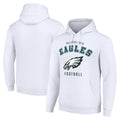 Friene P.Eagles White Pullover Hoodies Home Game Blank Player Stitched Jerseys