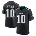 Friene P.Eagles #10 Braden Mann Player Black Game Home Stitched Jerseys