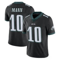 Friene P.Eagles #10 Braden Mann Player Black Limited Vapor Untouchable Home Game Stitched Jerseys