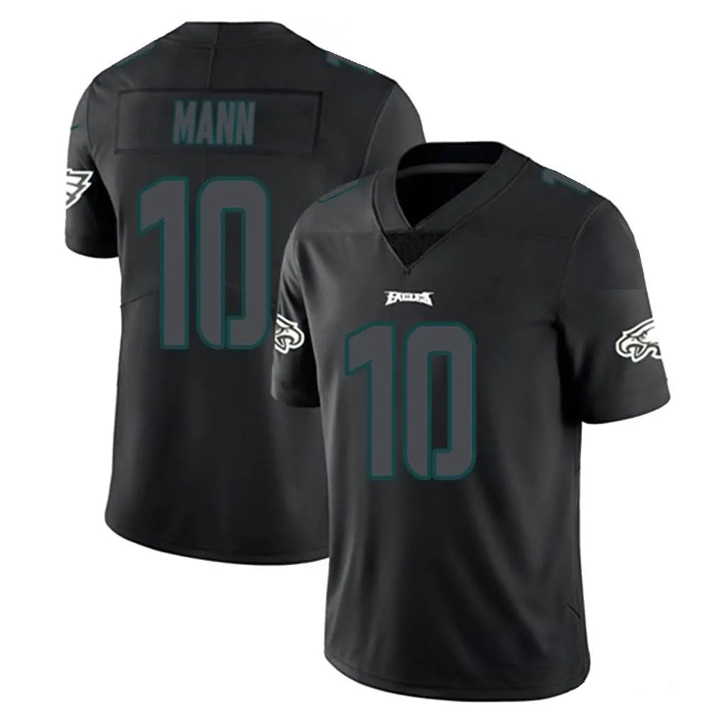 Friene P.Eagles #10 Braden Mann Player Limited Black Impact Home Game Stitched Jerseys