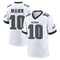 Friene P.Eagles #10 Braden Mann Player White Game Home Stitched Jerseys