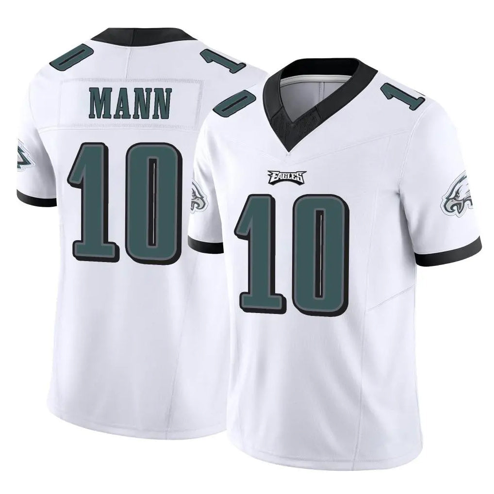 Friene P.Eagles #10 Braden Mann Player White Limited Vapor F.U.S.E. Home Game Stitched Jerseys