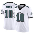 Friene P.Eagles #10 Braden Mann Player White Limited Vapor F.U.S.E. Home Game Stitched Jerseys