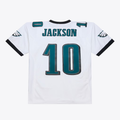 Friene P.Eagles #10 DeSean Jackson Mitchell & Ness White 2009 Legacy Throwback Replica Puhic Stitched Jerseys